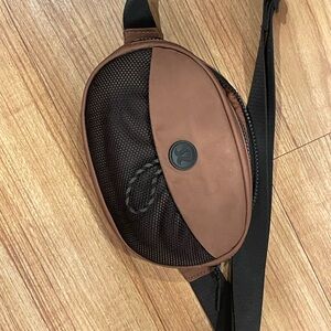 Lululemon Athletica Brown and Black Belt Bag